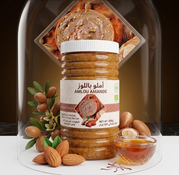 Amlou aux Amandes, Huile d'Argan et Miel