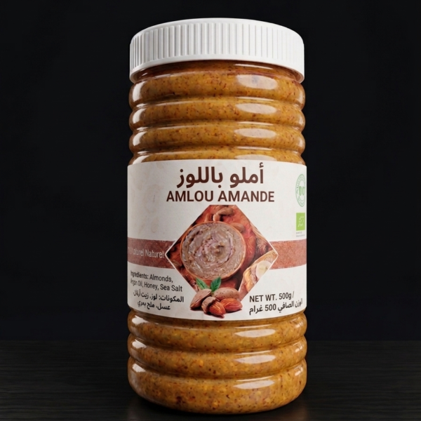 Amlou aux Amandes, Huile d'Argan et Miel