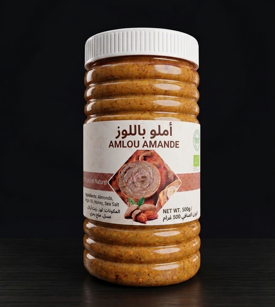 أملو باللوز بزيت أركان والعسل