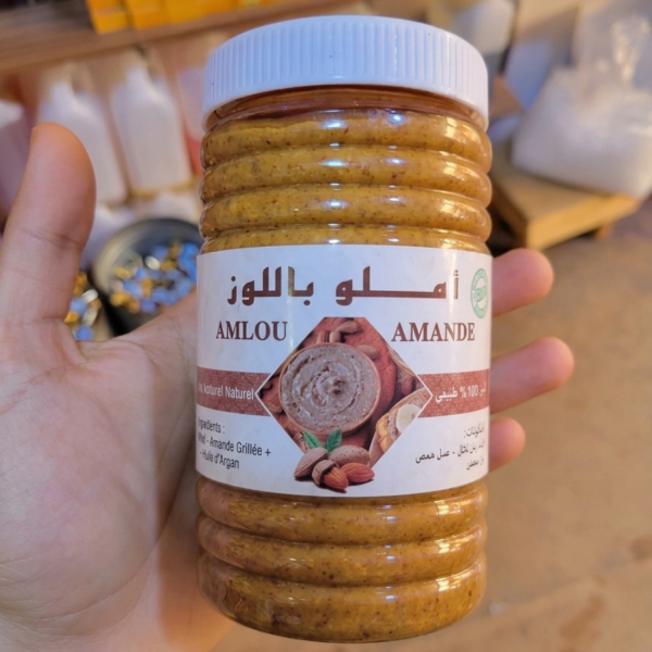 Amlou aux Amandes, Huile d'Argan et Miel